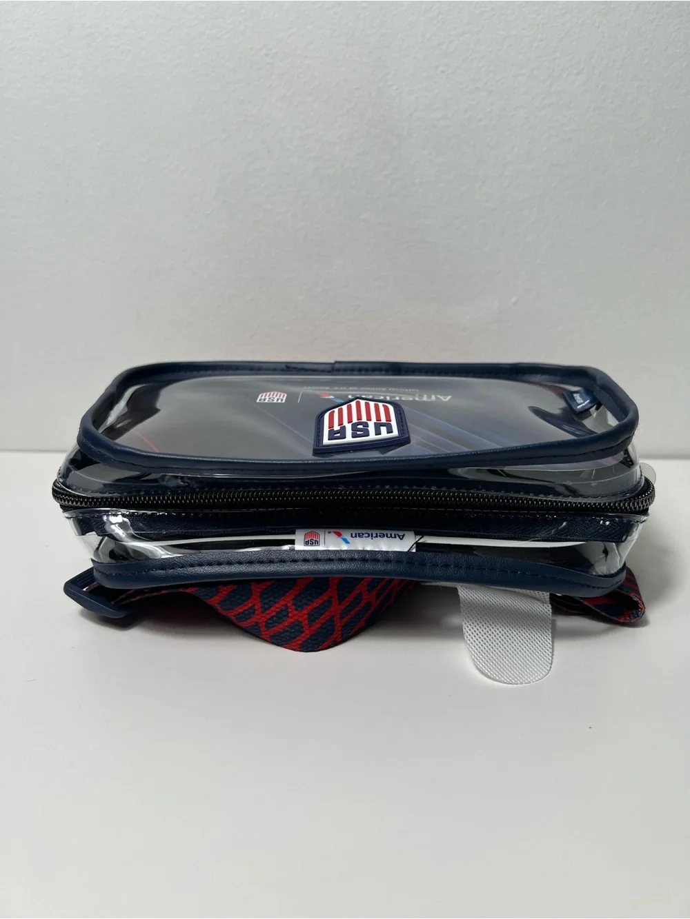 American Airlines FIFA Team USA World Cup Amenity Kit Clear Belt Bag Fanny Pack